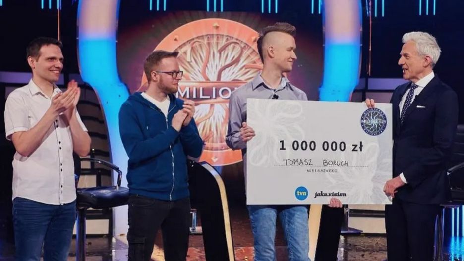 Siódmym zwycięzcą "Milionerów" został Tomasz Boruch