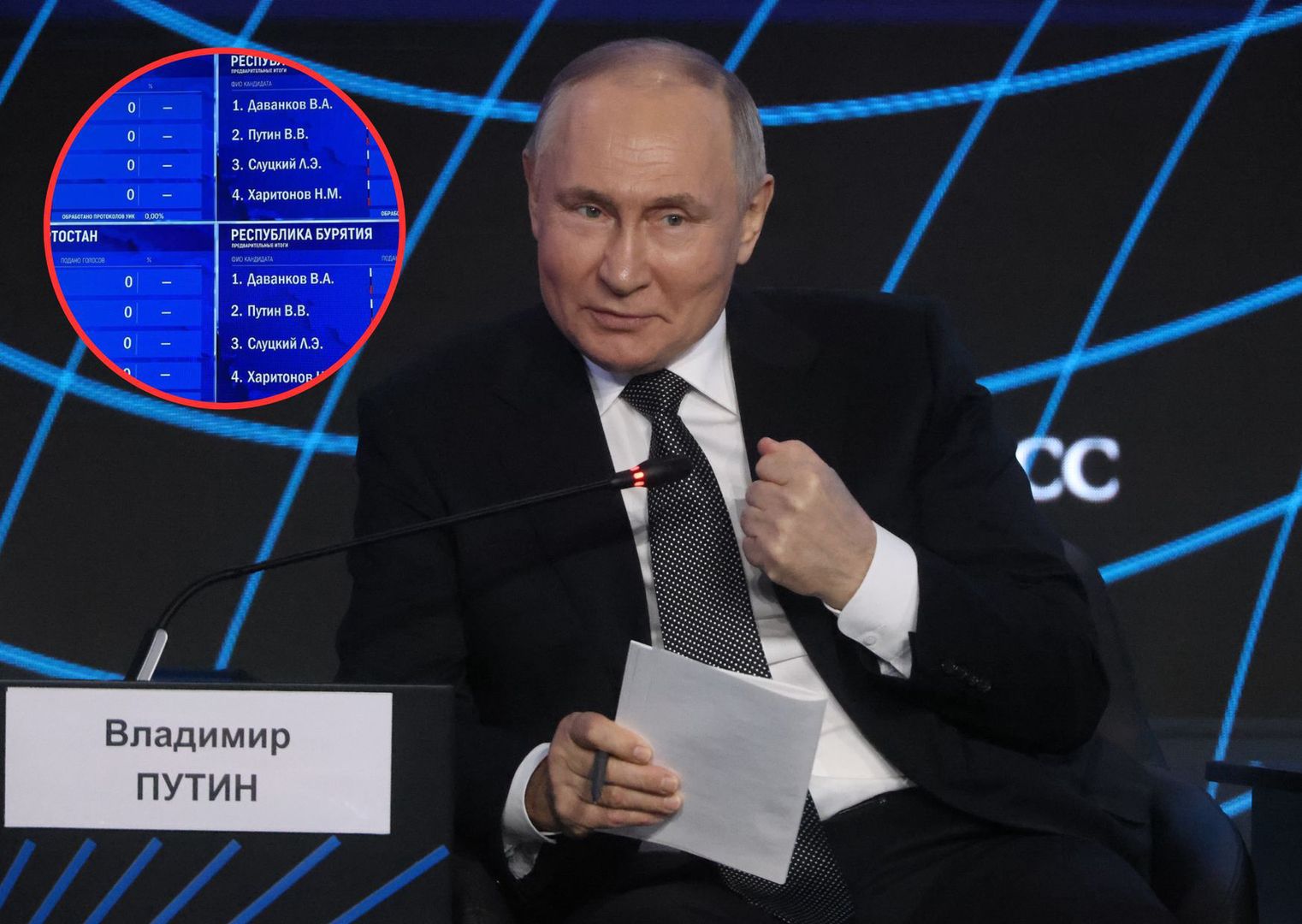 Cuda nad urnami? 87,51 procent głosów na Putina, a ludzie go nienawidzą