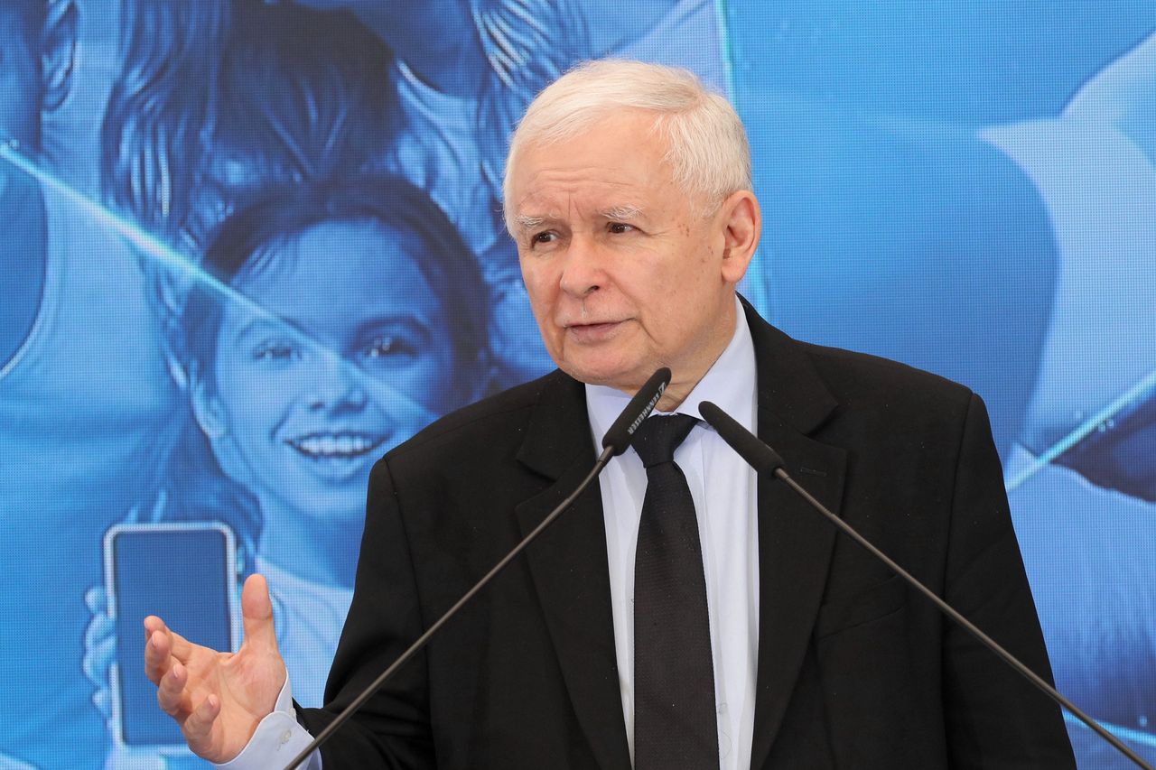 Jarosław Kaczyński mówi o "germanocentryczności" Donalda Tuska