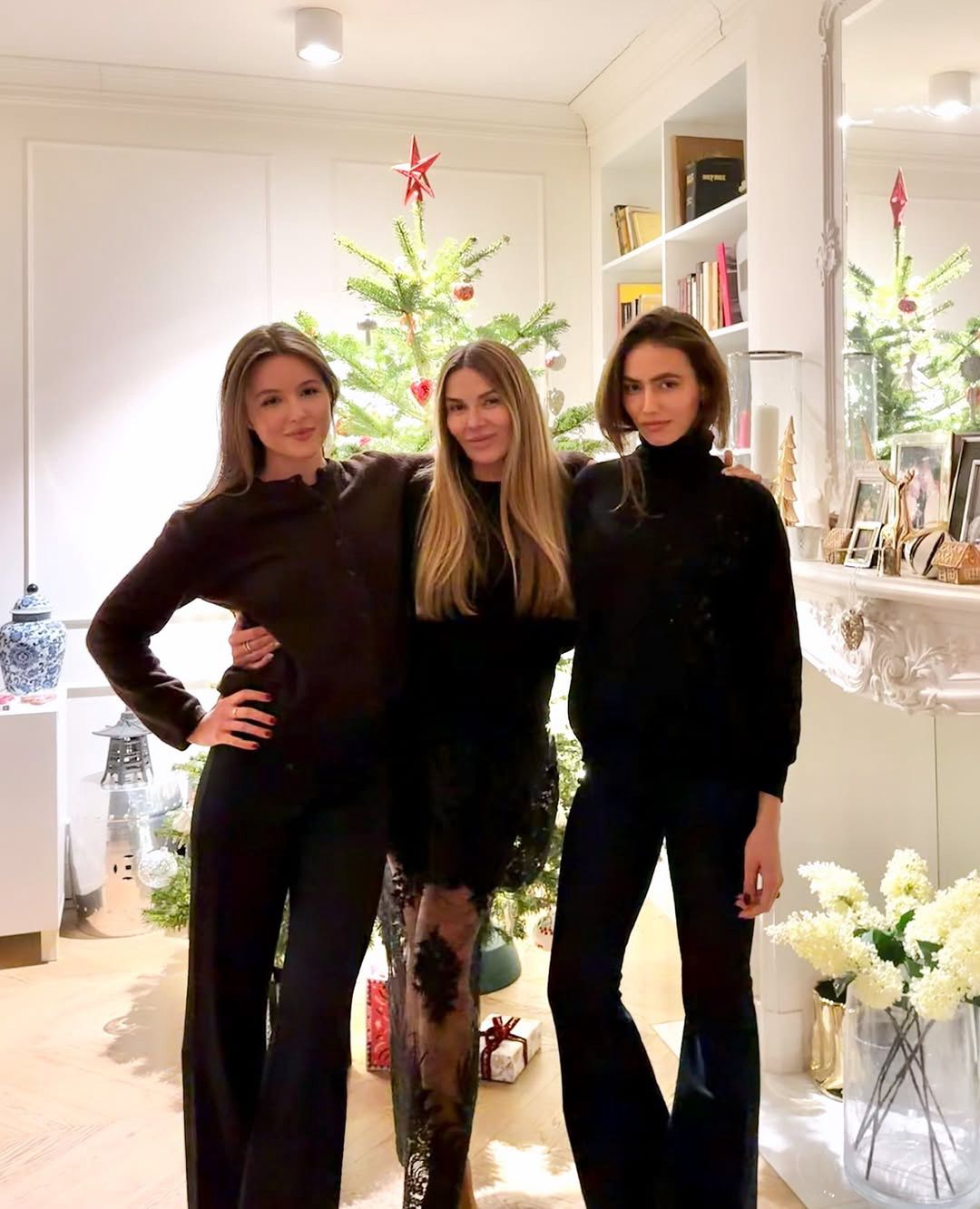 Hanna Lis z córkami