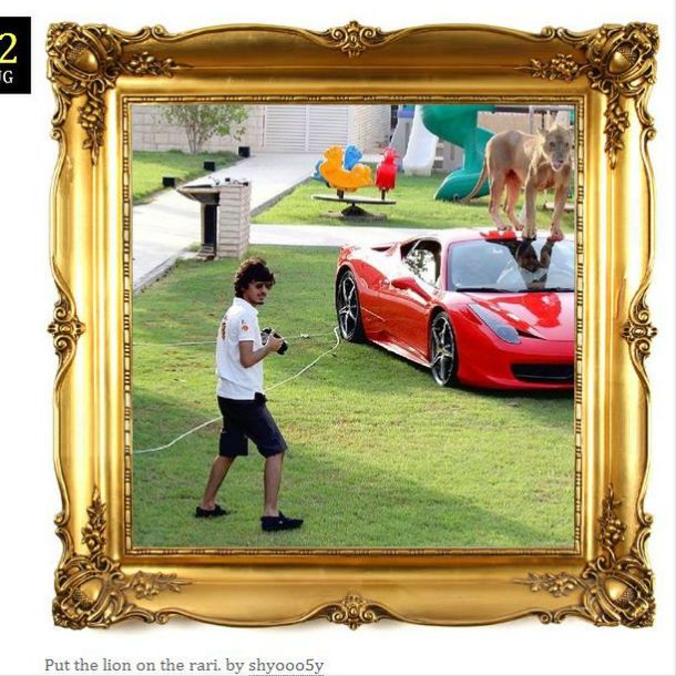Drogie auta, wille i własne lwy. Tak się bawią bogate dzieciaki na Instagramie [zdjęcia] 20