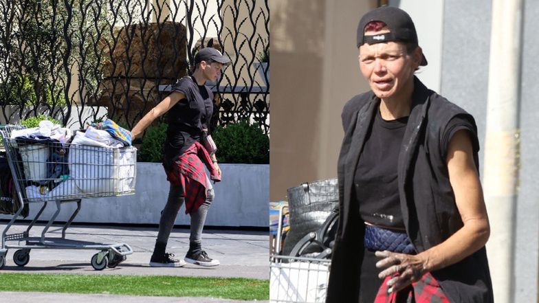 Loni Willison znów zauważona na ulicach Los Angeles. Była modelka ciągnęła za sobą wózek ze swoim dobytkiem