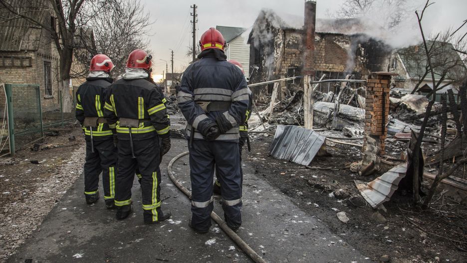 Zniszczenia na Ukrainie, zdjęcie ilustracyjne