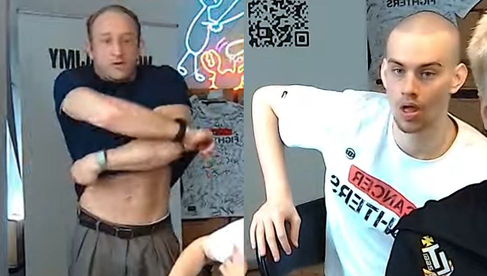 Borys Szyc powstrzymany na transmisji Łatwoganga. "Mogłaby być afera"