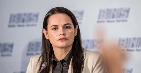 Białoruś. Swiatłana Cichanouska przemawia do społeczności międzynarodowej