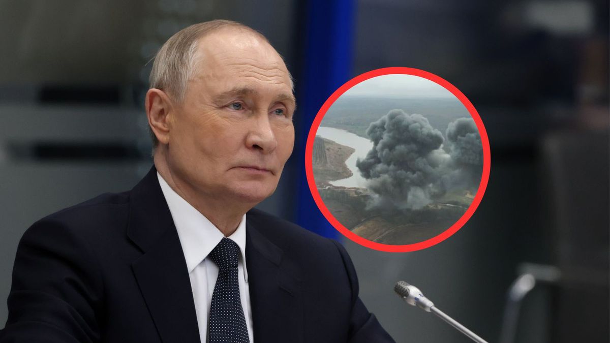 Putin zbombardował tamę w Rosji