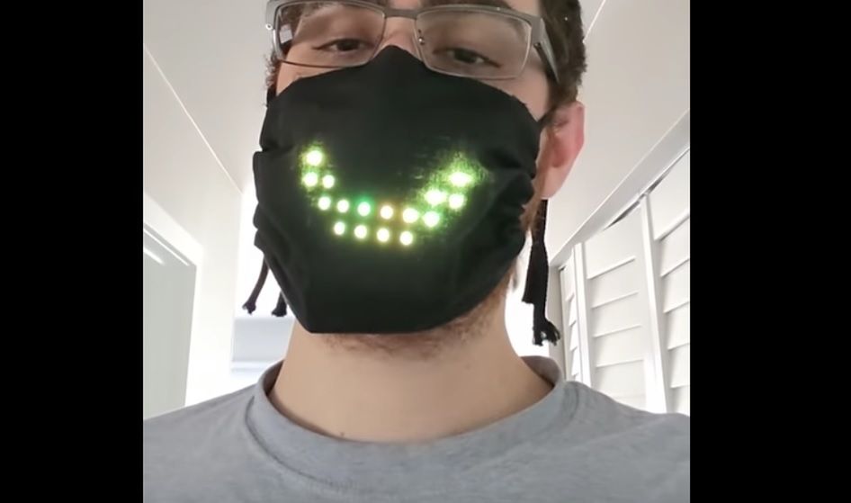 Ta maska chroniąca przed koronawirusem potrafi pokazać twój uśmiech