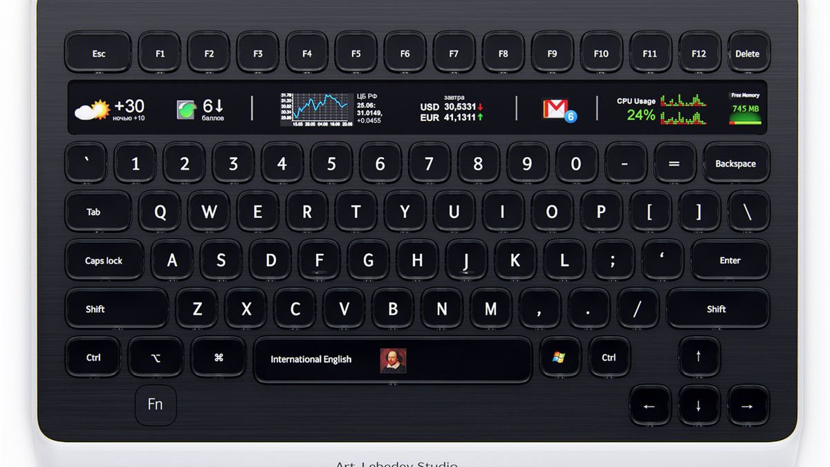 Optimus Popularis – klawiatura z animowanymi przyciskami 1