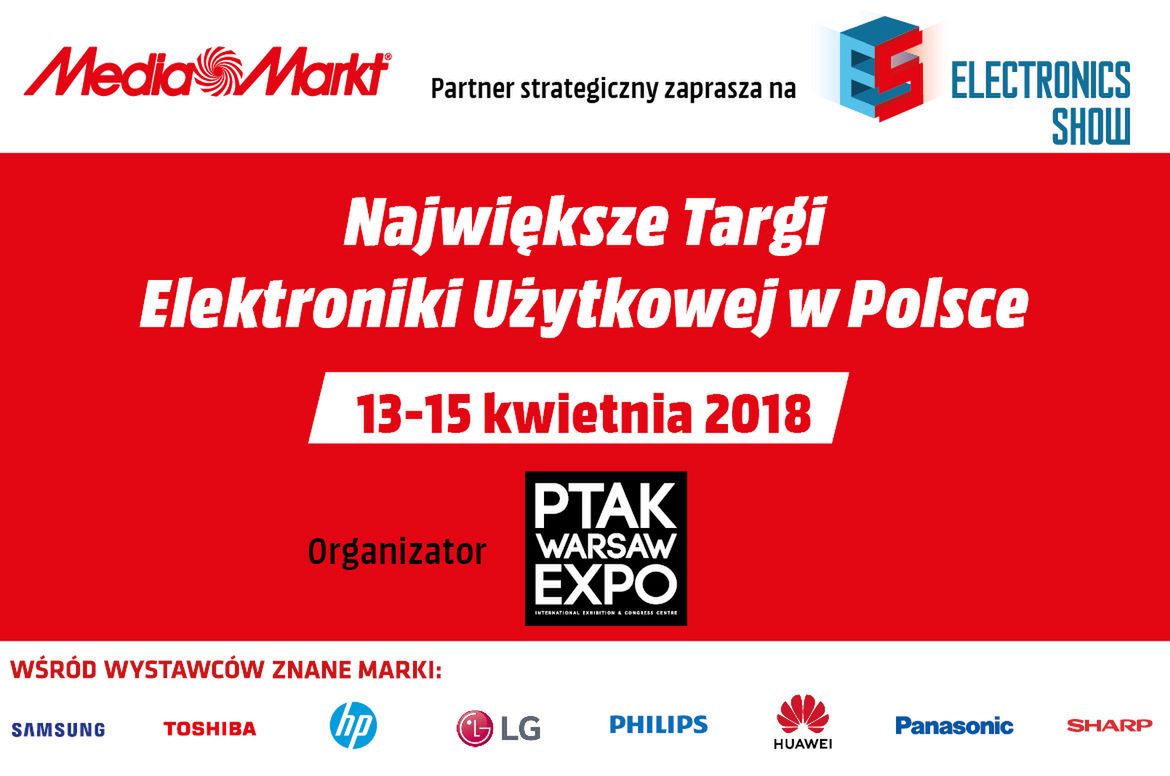 Nowinki dla technologicznych geeków na największych w Polsce targach elektroniki użytkowej Electronics Show 1