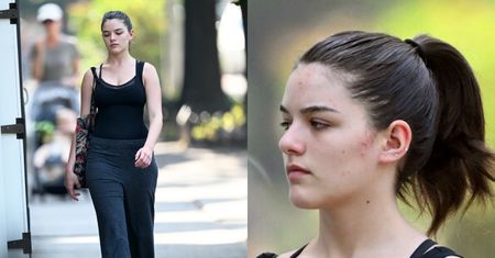 Suri Cruise coraz bardziej przypomina znaną mamę? Córka Katie Holmes sfotografowana w Nowym Jorku