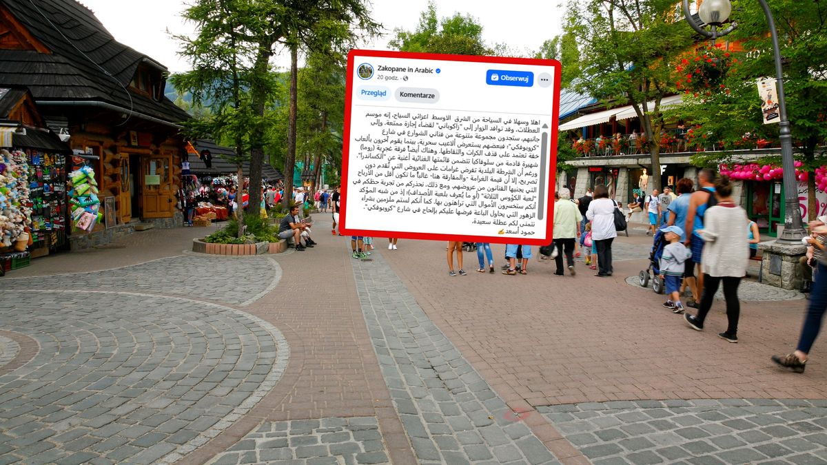 Napisał, na co trzeba uważać na Krupówkach.
