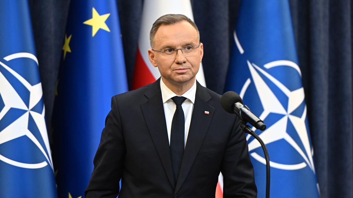 Prezydent Duda podczas konferencji prasowej po posiedzeniu Rady Gabinetowej