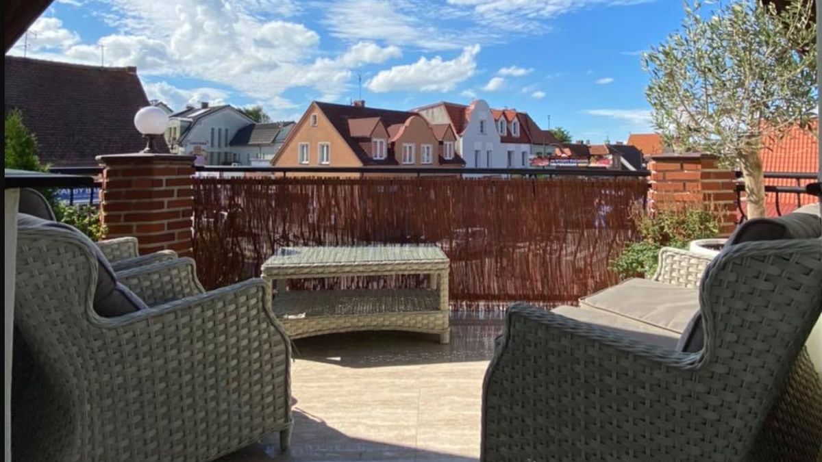 Widok z pensjonatu Zatoka Aniołów