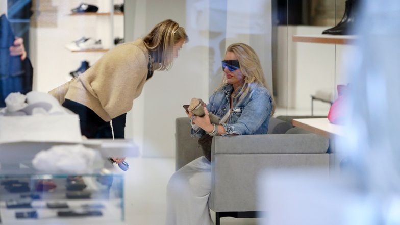 Dagmara Kaźmierska z "Królowych Życia" bawi się na krakowskim rynku