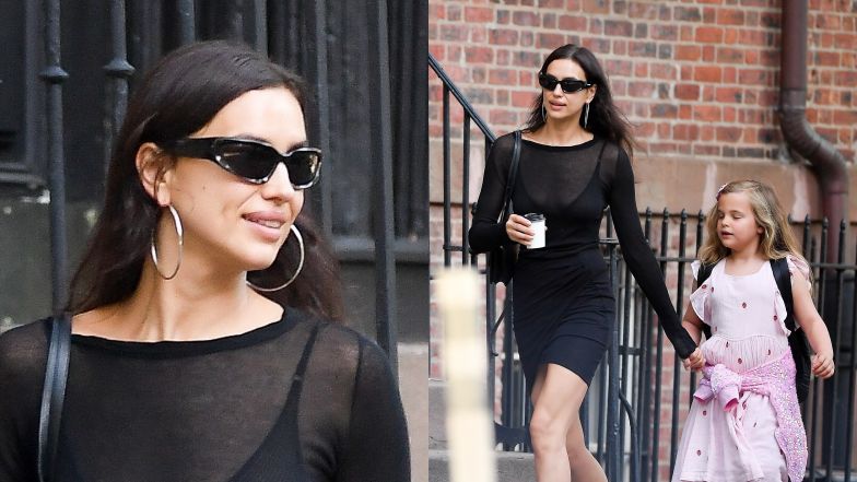 Irina Shayk steps out with daughter in stylish NYC outing