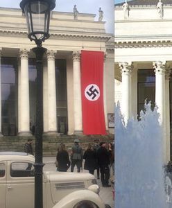 Francuskie miasto Nantes całe w swastykach