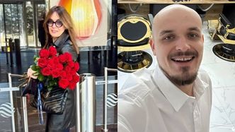 RZADKI WIDOK: Dorota Gawryluk pokazała SYNA. Dostała też bukiet kwiatów. Miło? (FOTO)