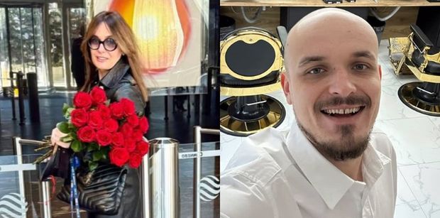 RZADKI WIDOK: Dorota Gawryluk pokazała SYNA. Dostała też bukiet kwiatów. Miło? (FOTO)