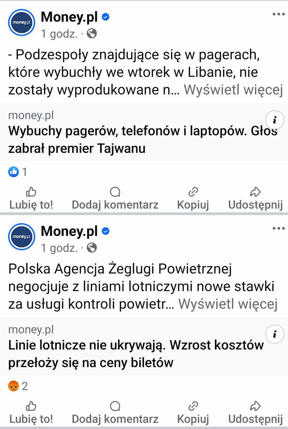 Tak wyglądają teraz posty na Facebooku z linkami do artykułów 