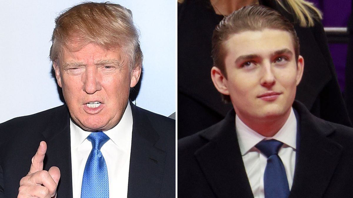 Barron Trump łysieje jak jego ojciec, Donald Trump?