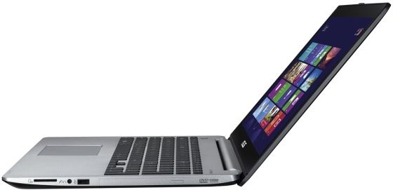 Asus VivoBook S551 Touch ultrabook widok