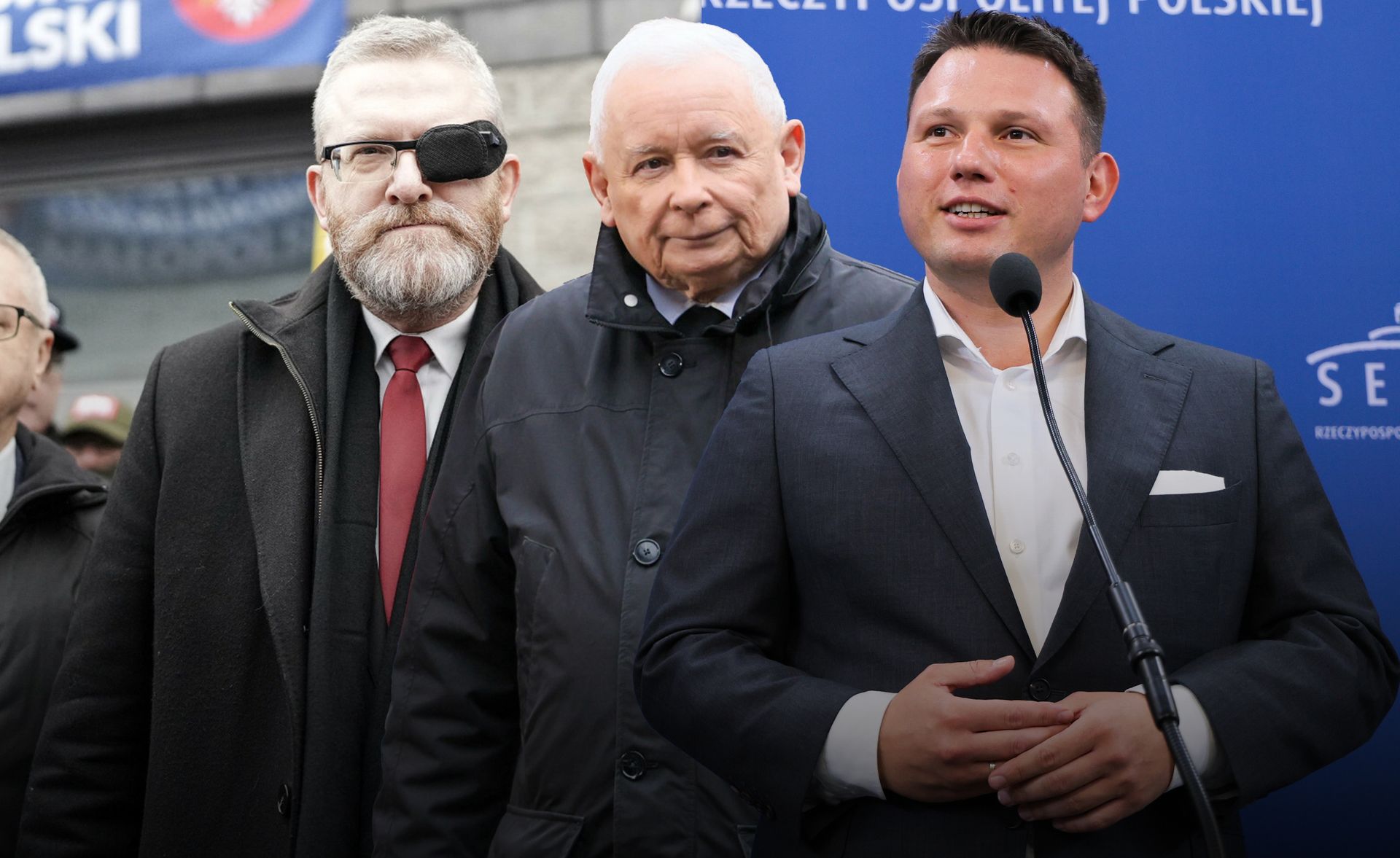 wiadomości,aktualności,WP Wiadomości Koalicja wykluczonych. Kaczyński na wojnie z Braunem, Mentzen stawia 
