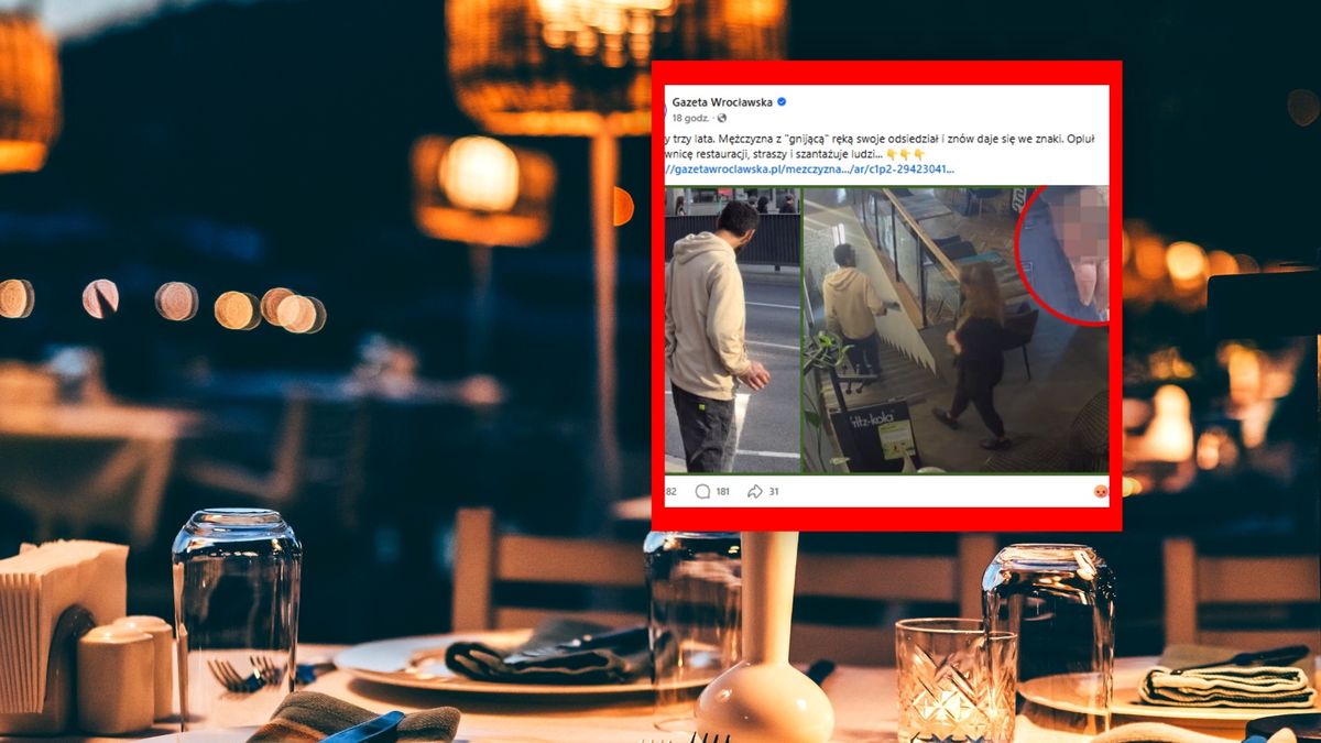 Wrocław. Mężczyzna z "gnijącą" ręką wrócił. Znów budzi strach