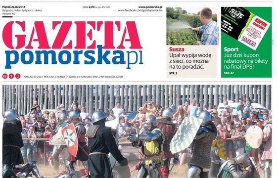 „Gazeta Pomorska” wyprzedziła „Dziennik Zachodni”. „Kurier Szczeciński” z największym spadkiem