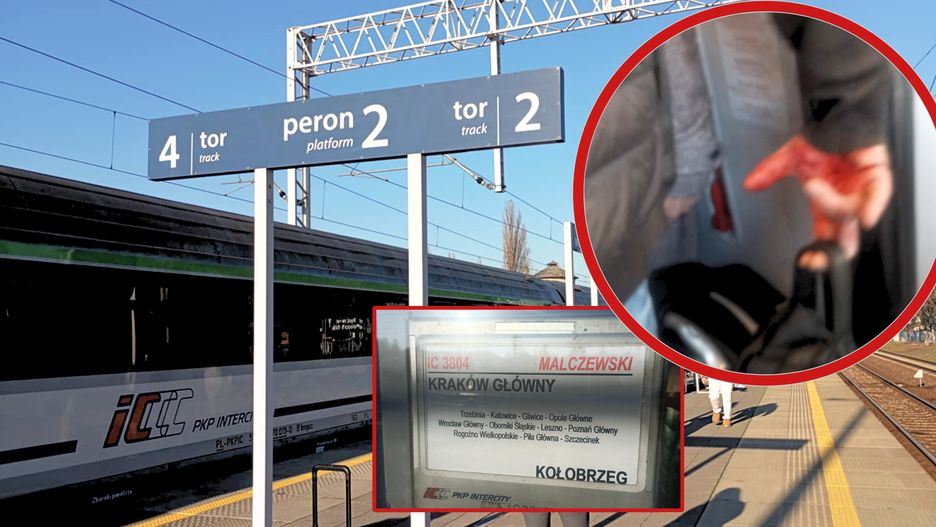 Bójka w pociągu IC Malczewski