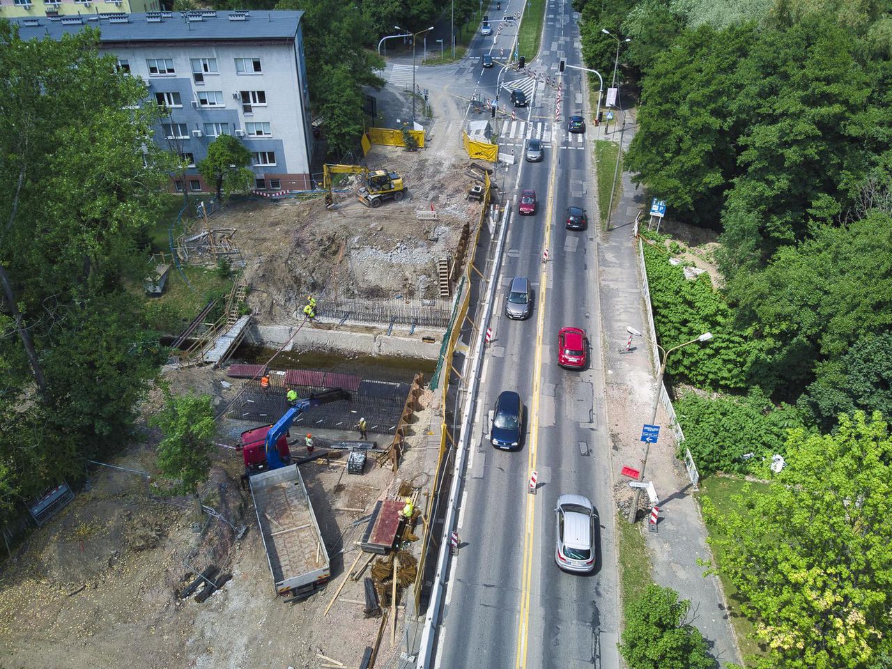 Bielsko-Biała. Na ulicy Warszawskiej rozpoczął się kolejny etap prac.