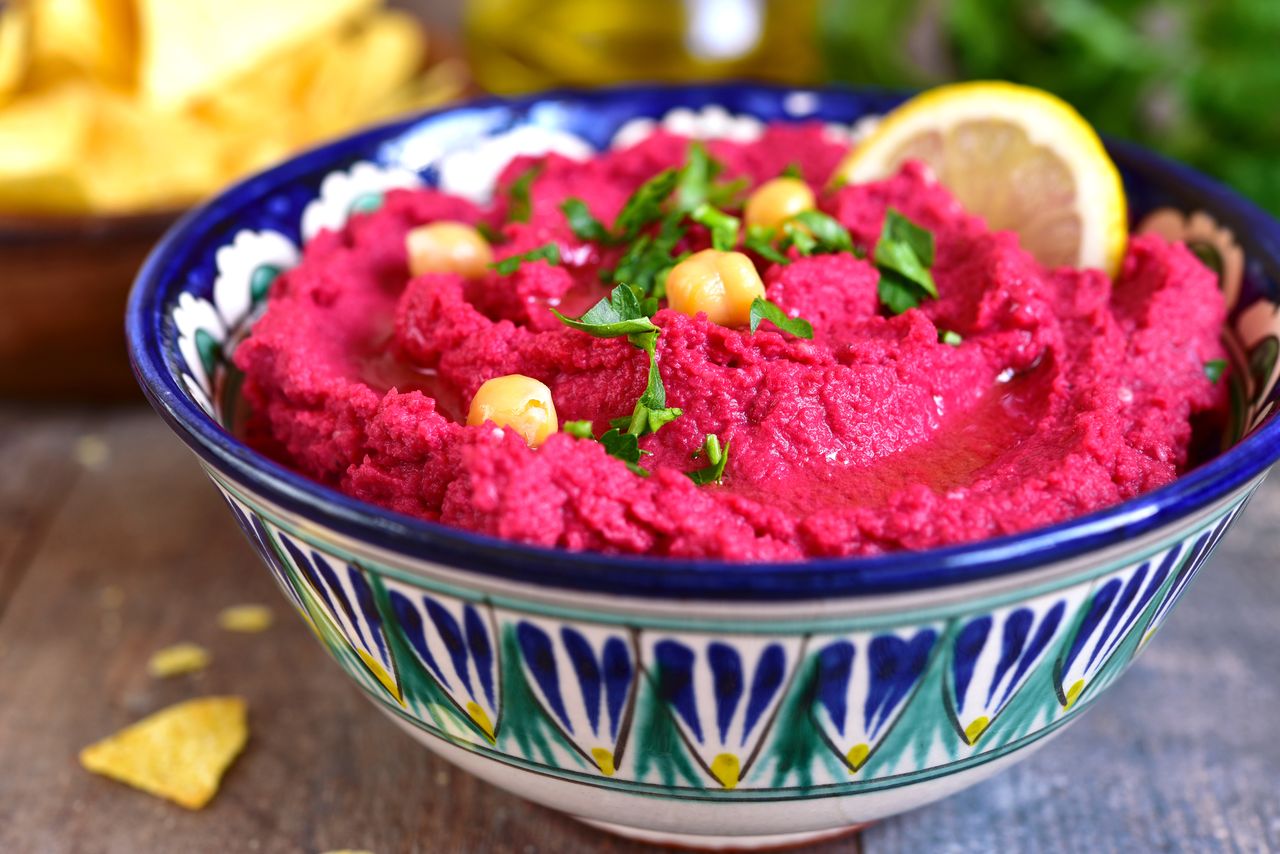 Hummus z buraka. Smakuje wyśmienicie