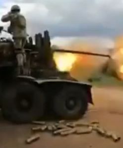 Ukraińskie działo przeciwlotnicze w akcji. Nagranie Wojsk Obrony Terytorialnej