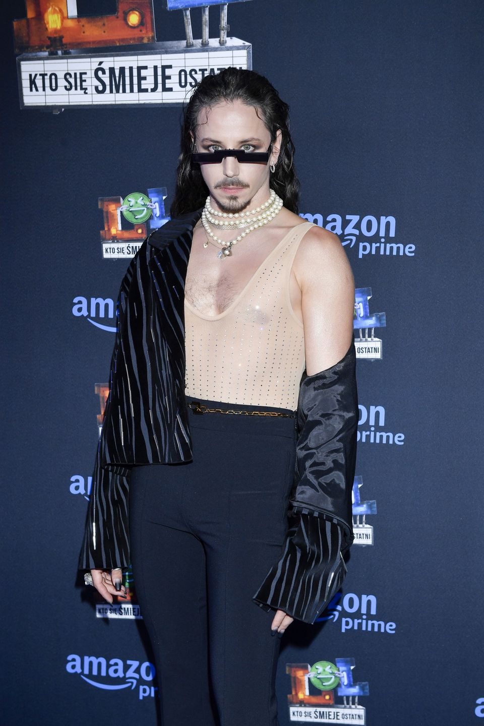 Michał Szpak na premierze show "LOL: Kto się śmieje ostatni"