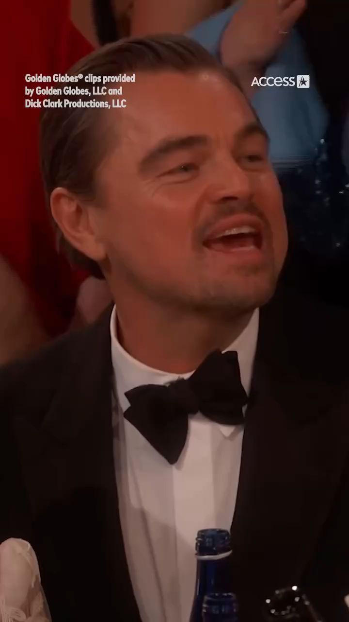 Leonardo DiCaprio na gali wręczenia Złotych Globów