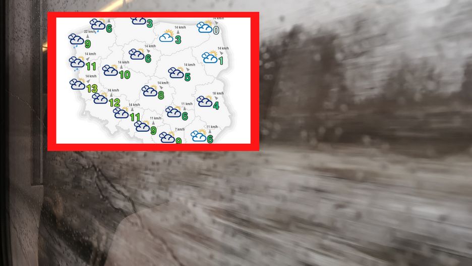 Duże różnice temperatur między wschodem i zachodem kraju