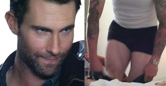 Adam Levine ZAKŁADA SPODNIE...