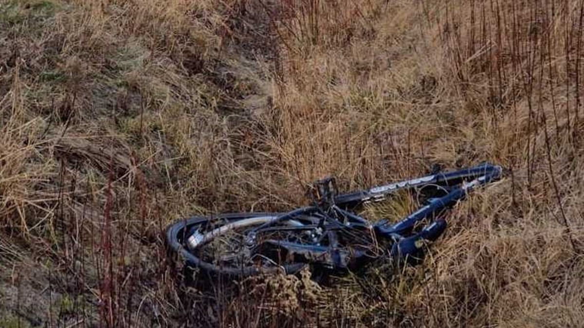 Rowerzysta zmarł na miejscu 