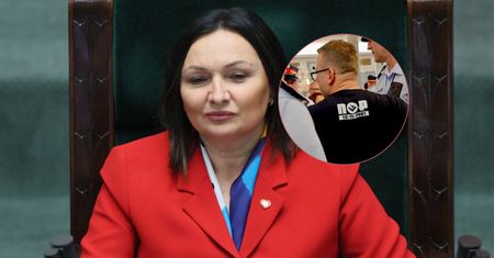 Wyrzucili go z Sejmu. Zobaczyli, co ma na koszulce
