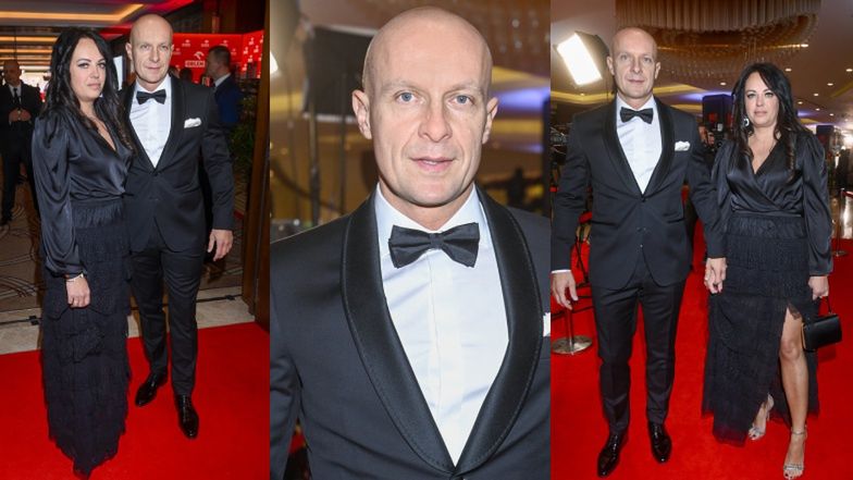 Szymon Marciniak z żoną Magdaleną