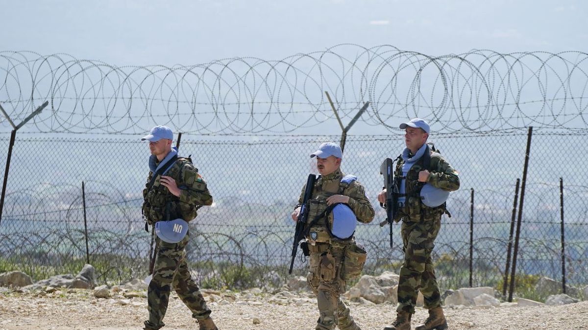 Żołnierze pełniący służbę w misji pokojowej UNIFIL