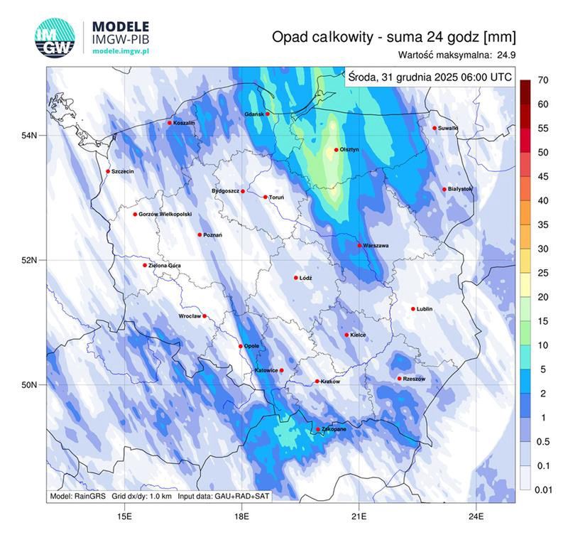 W tych rejonach jest najwięcej śniegu