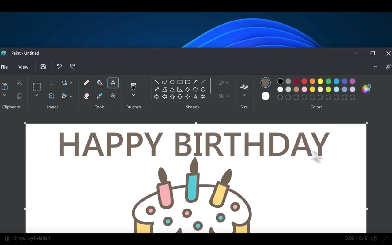 Paint w Windows 11