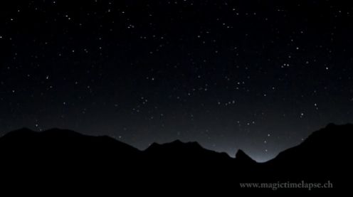 Alpy w time-lapse z Sonatą Księżycową w tle 1
