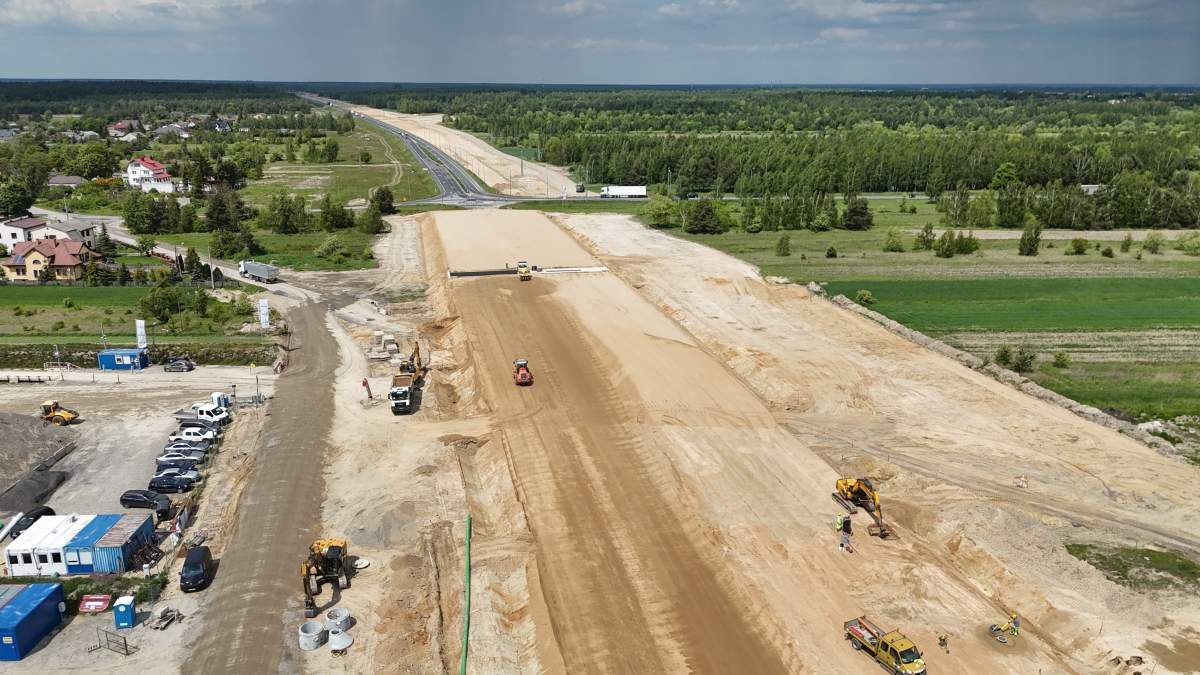 Postęp prac S19 Lublin Lubartów | fot. GDDKiA