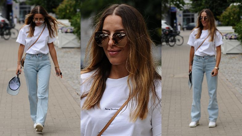 Ewa Chodakowska maszeruje do auta za milion