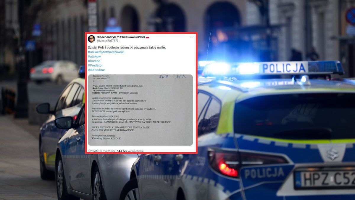 Ewakuacja na uczelniach. Ktoś rozsyła maile o bombie