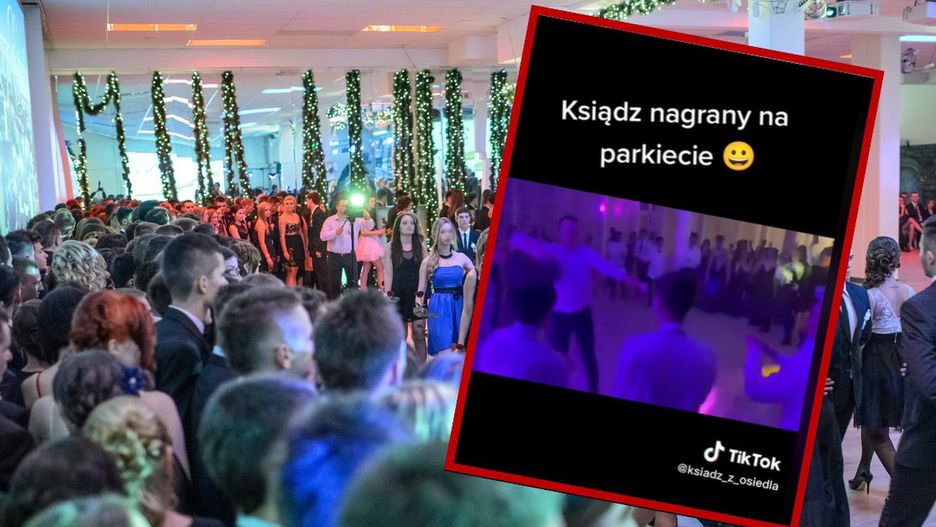 Księdza dał czadu na studniówce 