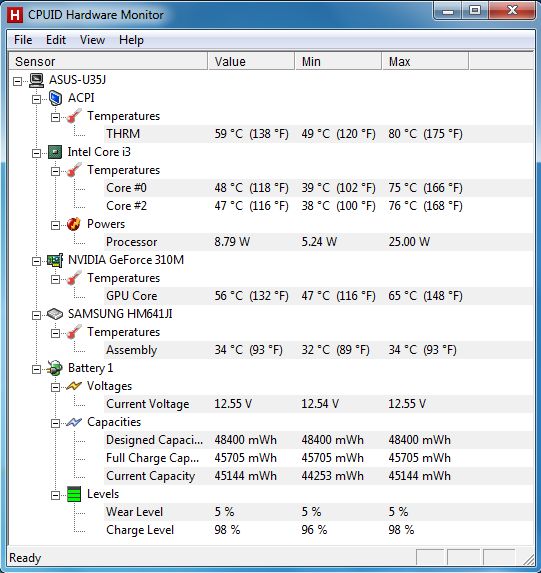 Asus U35Jc - test superpłaskiego laptopa z NVIDIA Optimus [część 2] 10