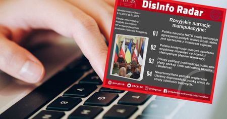Alert RCB. Jednostka ostrzega przed rosyjską dezinformacją