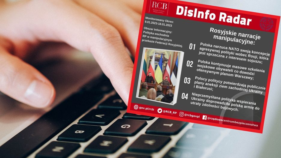 RCB ostrzega przed rosyjską dezinformacją